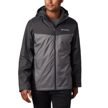 Columbia Muške Jakne - Glennaker Sherpa Lined Tamno Sive | HDLC-57306